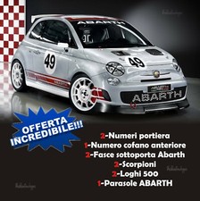 Adhésifs Autocollant Fiat 500