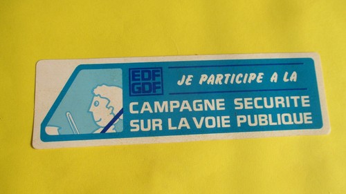 Sticker vintage edf gdf - sticker,