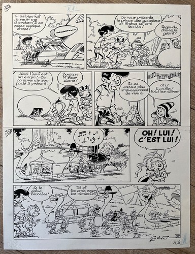 Planche originale gos khena - originale,