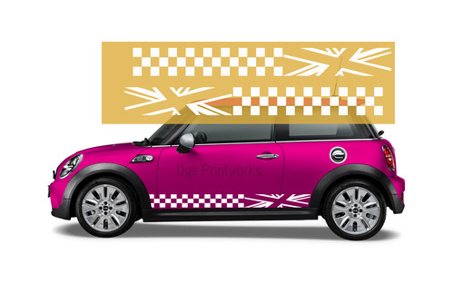 Mini cooper union jack skirt - union,