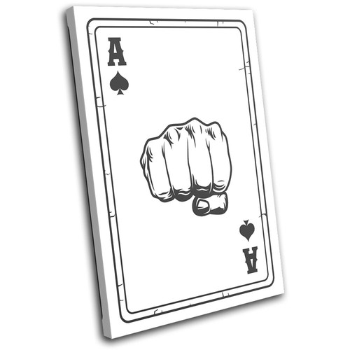 Poker card fist ace - poker, of