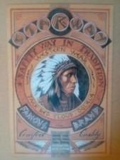 PLV Carton publicitaire Starway jeans indien 40 X 27