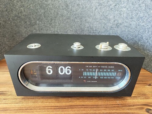 National 708 flip clock - national,