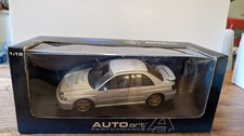 AUTOART 1/18 SUBARU NEWAGE IMPREZA WRX STI SILVER REF 78641