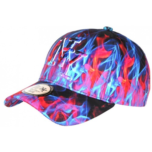 Casquette bleue rouge - bleue,