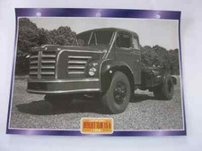 CARTE FICHE CAMION TRACTEUR