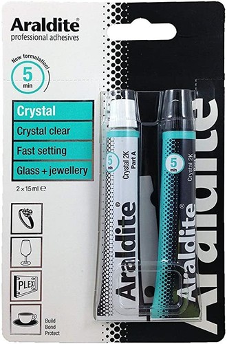 Araldite transparent colle - -,