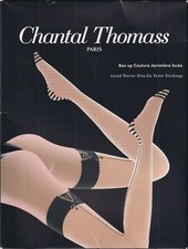 Bas jarretière lacée couture