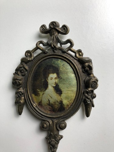 Cadre baroque ovale ancien - cadre,