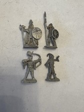 Lot 4 Figurines Rares Plomb