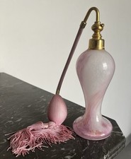 Joli Flacon Vaporisateur En Cristal Marcel Franck 20 Cm Rénové Fonctionnel