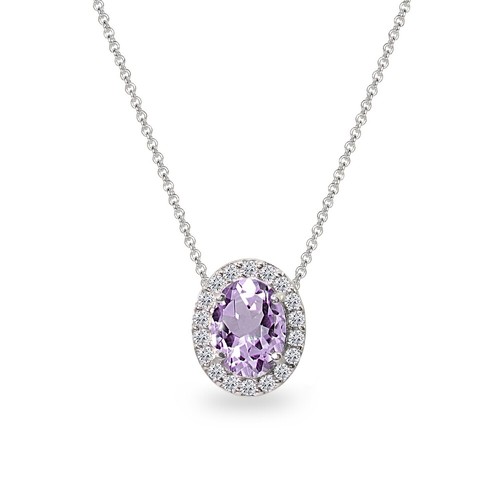 Collier pendentif slide - pendentif, ovale