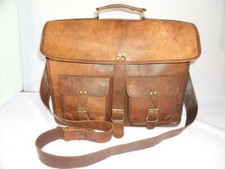 Sac besace cuir fait main - fait,