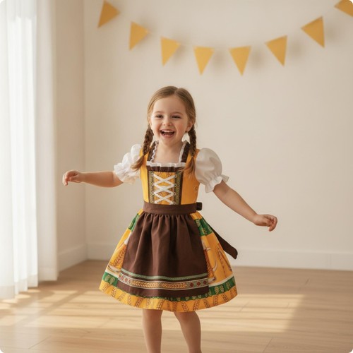 Dirndl avec tablier - , –