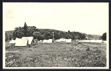 CPA Anhée sur Meuse, Terrain de camping 
