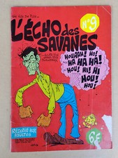 REVUE L'ECHO DES SAVANES N°9 - 1974 revue bande dessinee