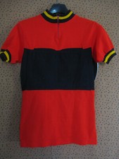 Maillot Cycliste Le Houlme vintage Poches devant Acrylique 70'S jersey - S