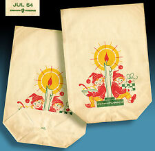 Énorme Ancienne Boîte À Pain En Pain D'Épices De Noël 1954