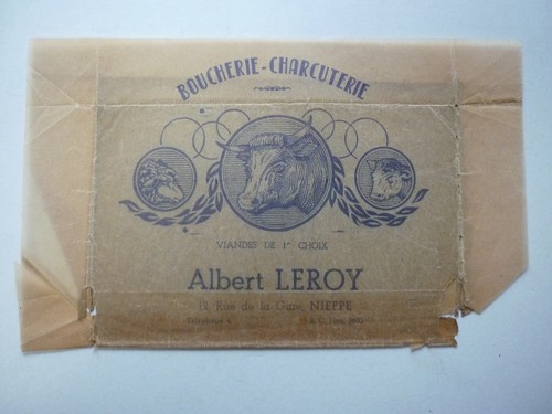 Ancien emballage publicitaire - ancien,
