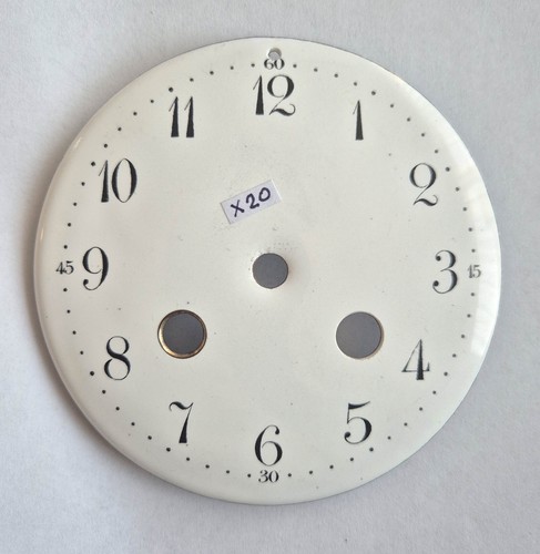 Cadran émaillé pendule - (x20),