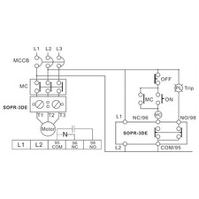 SOPR3DE Relais d'alimentation