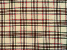 Tissu ancien tartan laine et