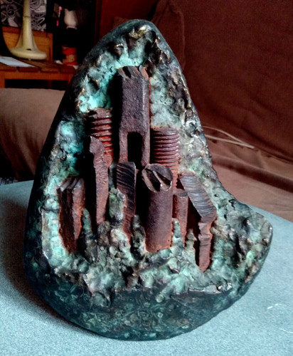Sculpture bronze signée - bronze,