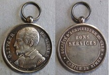 Médaille en Argent. Société
