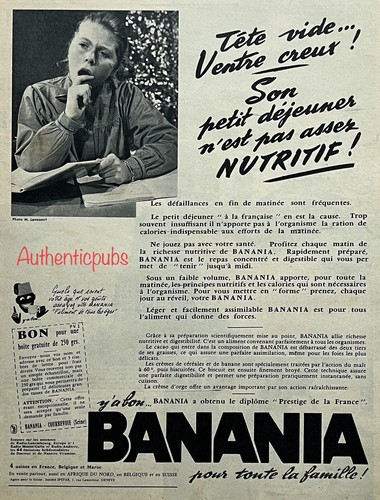 Publicite banania petit - publicite,