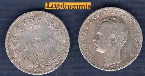 Serbie dinar 1897 - dinar, tb