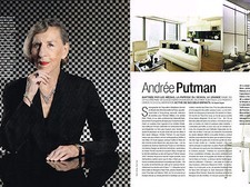 Coupure de presse Clipping 2009   ANDREE PUTMAN (3 pages)