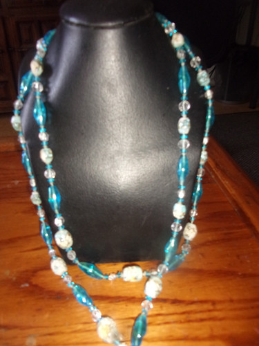 Collier double rangs - double, perles