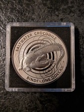1 oz silver Saltwater Bindi 2013, 1 once argent, crocodile d'eau salée 10000ex.
