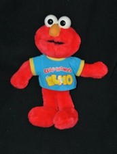 Peluche doudou Elmo sonore Sésame Street TYCO 1998 Clap Hands 38 cm TTBE