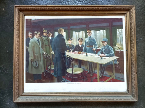 Chromolithographie dans cadre