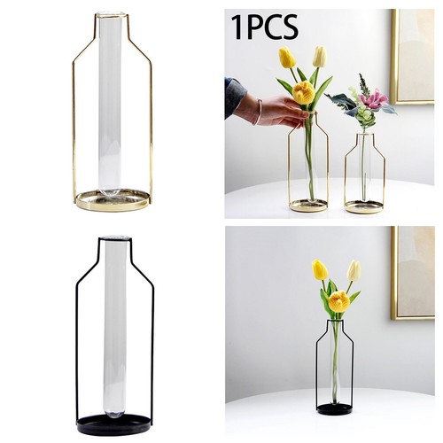 Fer art cadre - fleur, vase