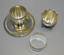 -2 COQUETIERS METAL Argenté