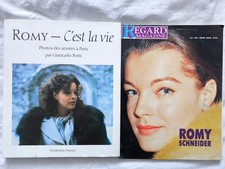 2 livres ROMY SCHNEIDER -