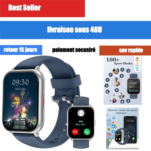 Montre connectée homme femme - montre,