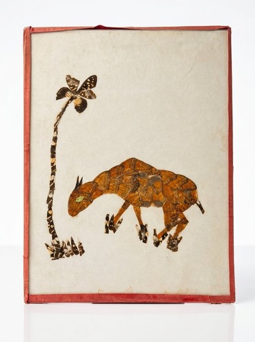 Tableau marqueterie ailes - , de