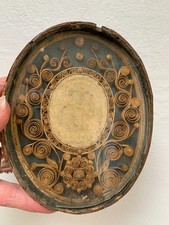 Ancien cadre medaillon - ancien,