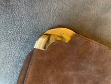 sac Karl LAGERFELD , daim couleur havane