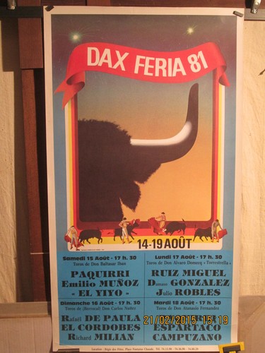 AFFICHE MODERNE FERIA DAX 1981