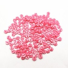 Lot 50 Bouton rose fleur 6mm 2 trou scrapbooking bricolage mercerie couture deco
