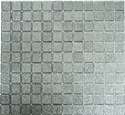 Mosaïque argent martelé - mosaïque, en