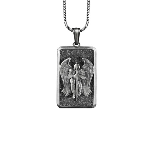 Collier homme argent - en,