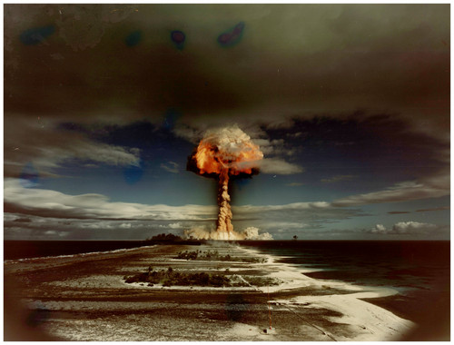 Explosion nucléaire tir - nucléaire,,