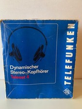 ANCIENNE " BOITE " CASQUE STEREO DYNAMIQUE TELESET 4 TELEFUNKEN