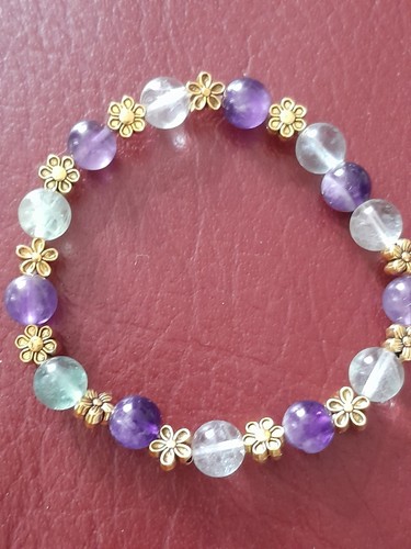 Bracelet féerique améthyste - bracelet,