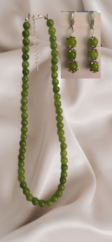Parure collier péridot - parure,